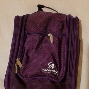 Purple hanging toiletry Bag